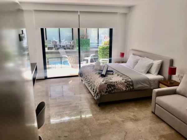 Na zdjęciu widoczny jest obiekt 218 Stylish Studio Delux Condo Fast Wifi położony w mieście Tulum.