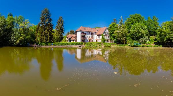 På bilden syns objektet Einliegerwohnung in einer Mühle vor den Toren Frankfurts, ideal für Messegäste oder Stop Over som ligger i staden Dreieich.
