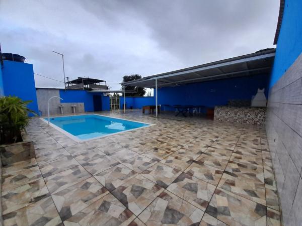 The photo shows the Recanto do guerreiro located in the city of Suzano.