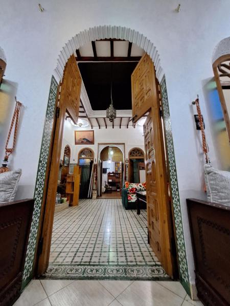 På billedet ses objektet Riad Dar Saffron beliggende i byen Rabat.