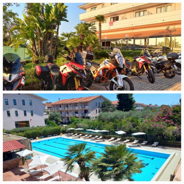 写真にはアルゲーロ市にあるGreen Sporting Club Hotelが写っています。