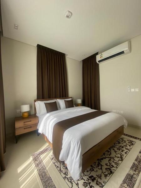 Na zdjęciu widoczny jest obiekt Wild moon villa położony w mieście Quryāt.