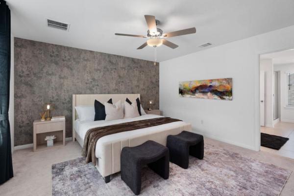 A la foto es mostra l'objecte Lux Cozy Home l SE Austin near F1-COTA-ABIA-Tesla situat a la ciutat de Austin.