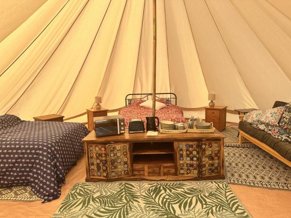 Kuvassa näkyy kohde Unit 1 - Dolly Daydream Bell Tent, joka sijaitsee kaupungissa Carlisle.