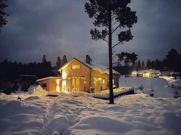 Na fotografii je vidět objekt Wonderful barn cabin in Järvsö Harsa nacházející se ve městě Järvsö.