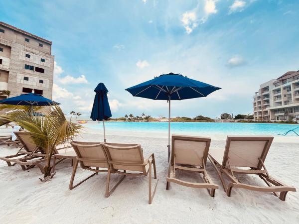 Na fotografii je vidět objekt Exclusivo Apartamento 2 habs Baia Kristal nacházející se ve městě Los Arrayanes.