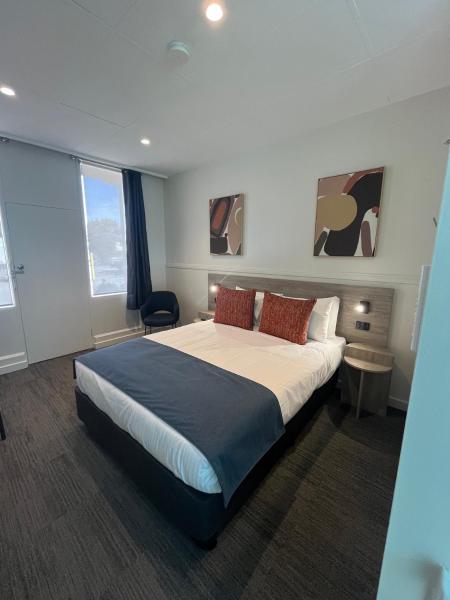 A la foto es mostra l'objecte International Hotel Motel situat a la ciutat de Port Germein.