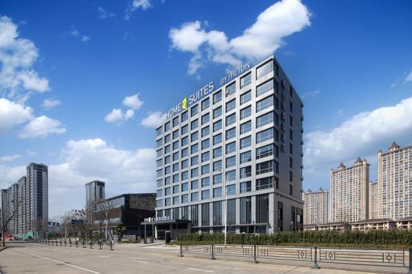 En la foto se muestra el objeto Home2 Suites by Hilton Taizhou Wenling ubicado en la ciudad de Yuhuan.