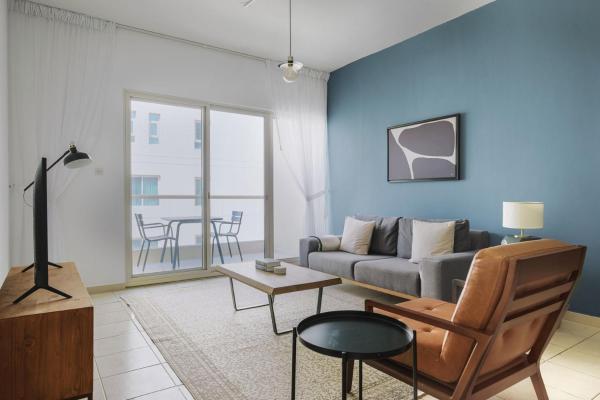 A la foto es mostra l'objecte Blueground Greens city view furnished DXB-1533 situat a la ciutat de Dubai.