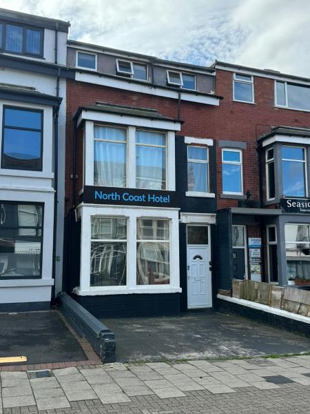 På billedet ses objektet North Coast Hotel beliggende i byen Blackpool.