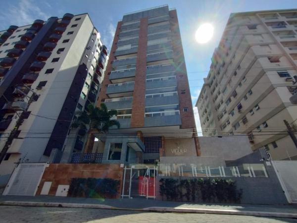 Apartamento Na Praia Da Guilhermina Com Ar Condicionado, Estacionamento Gratuito E Wifi - Praia Grande