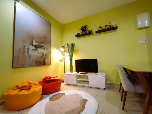 照片显示了位于Bentong市的Urban Cottage@Midhill Genting Highlands (Free Wi-Fi)物件。