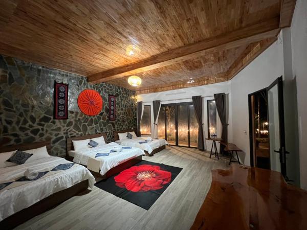 写真にはBản Bang市にあるMai Châu Friendly homestayが写っています。