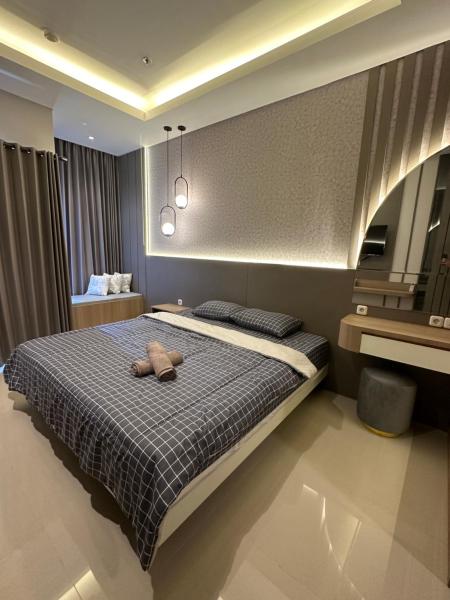 A la foto es mostra l'objecte Vittorio Apartment Wiyung 1BR sby wifi smtv by ASH situat a la ciutat de Wijung.