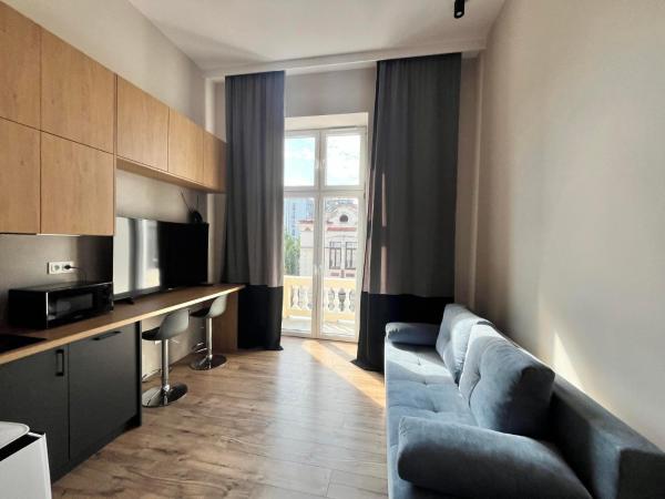 Na fotografii je vidět objekt Studio Premium Apartments Słowackiego nacházející se ve městě Kielce.