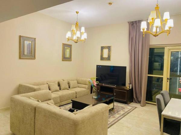 A la foto es mostra l'objecte Comfortable 2-BR apt in JVC, Dubai with Balcony situat a la ciutat de Dubai.