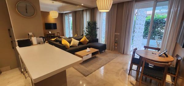 A la foto es mostra l'objecte Gardenia CFC by IB Signature - Cosy 1Bedroom Apt with Wifi, 24x7 Security, Parking, Self check-in, Large terrace, Walk to Cafes and Gym situat a la ciutat de Casablanca.