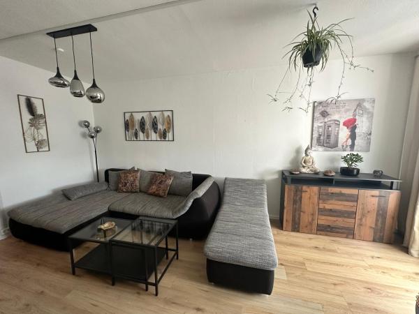 På billedet ses objektet Ferienwohnung Kulkwitzer See beliggende i byen Leipzig.