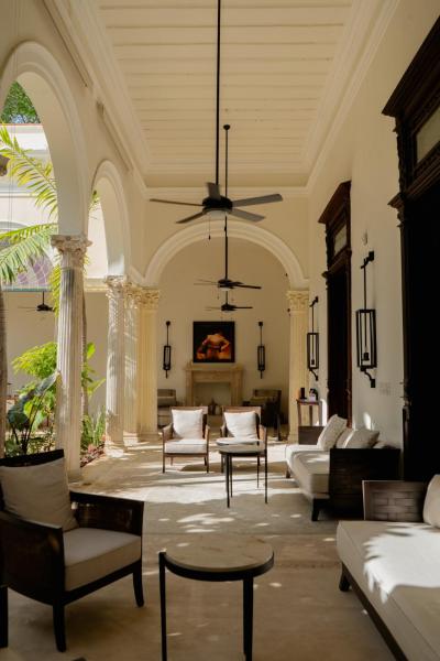 A la foto es mostra l'objecte Villa Cortile situat a la ciutat de Mérida.