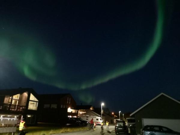 På bildet vises objektet Kvaløya Aurora Apartment som ligger i byen Tromsø.