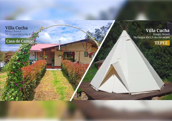 Na zdjęciu widoczny jest obiekt VILLA CUCHA położony w mieście Monguí.