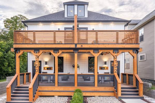 På billedet ses objektet Artisan Oasis-hot Tub Fire Pit 8bd Whole House beliggende i byen Indianapolis.