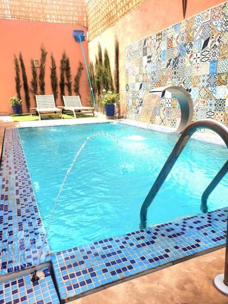 På billedet ses objektet Beautiful Central Marrakech Villa beliggende i byen Marrakech.