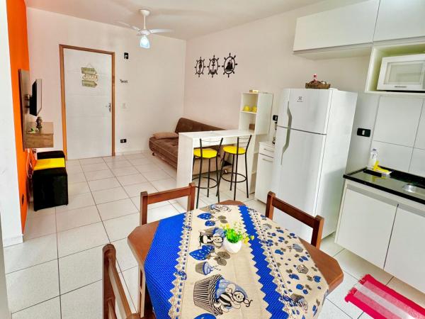 A la foto es mostra l'objecte Apartamento em Ubatuba com Piscina e Churrasqueira situat a la ciutat de Ubatuba.