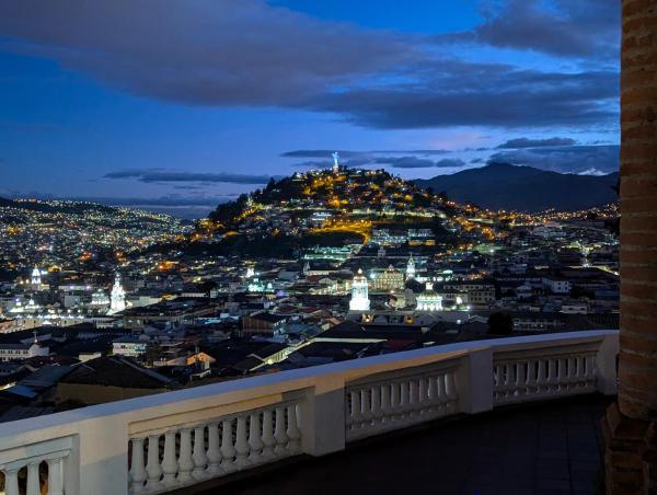 A la foto es mostra l'objecte Vista del Angel Hotel Boutique situat a la ciutat de Quito.