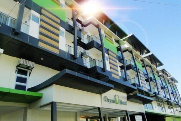 På billedet ses objektet Oryza Hotel beliggende i byen Diffun.