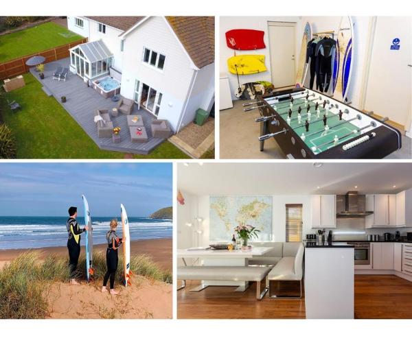 Nella foto è visibile l'oggetto CROYDE BAYWATCH 5 Bedrooms situato nella città di Croyde.