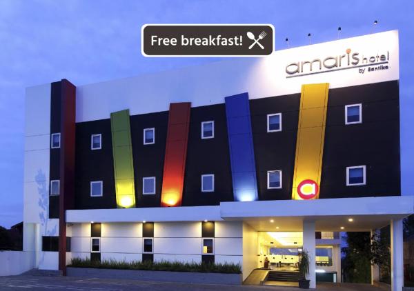 Στη φωτογραφία φαίνεται το αντικείμενο Amaris Hotel Palangkaraya που βρίσκεται στην πόλη Palangkaraya.