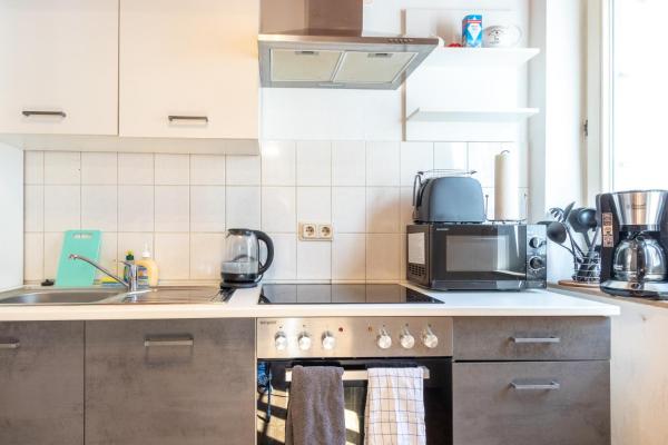 A la foto es mostra l'objecte Monteur-Wohnung mit 2 Schlafzimmer in Alzey für 4 Personen situat a la ciutat de Freimersheim.