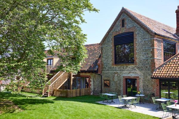Na fotografii je vidět objekt The Maltings nacházející se ve městě Weybourne.