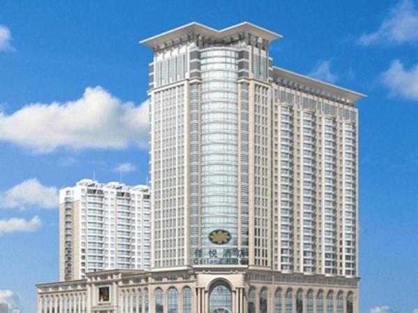 Na fotografii je vidět objekt Inzone Garlnd Hotel Zhangqiu nacházející se ve městě Zouping.