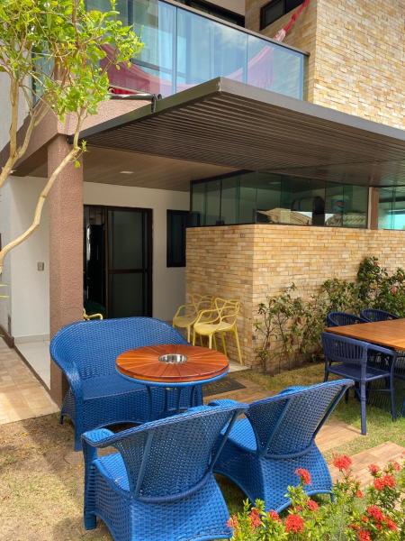 Na zdjęciu widoczny jest obiekt Bangalô Maravilhoso para Família em Condomínio de Luxo położony w mieście Cabedelo.