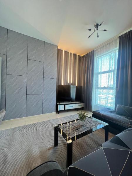 Na fotografii je vidět objekt TOP VIEW luxury 2 bedrooms with amazing view in ajman nacházející se ve městě Adžmán.