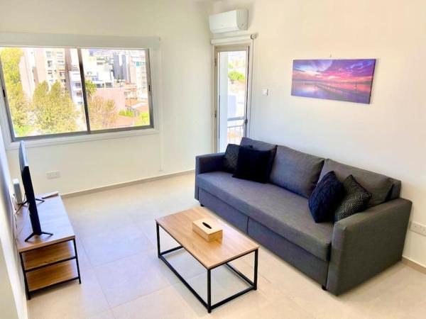 A la foto es mostra l'objecte Cristiana Sea Breeze, Sleeps 3, Free Wifi situat a la ciutat de Limassol.
