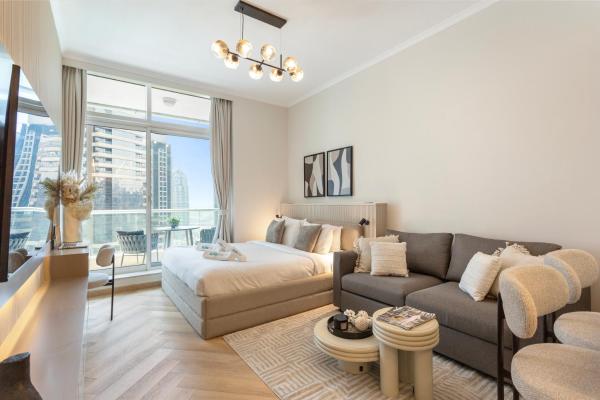 A la foto es mostra l'objecte Marina Seaside Living prime location by the beach situat a la ciutat de Dubai.