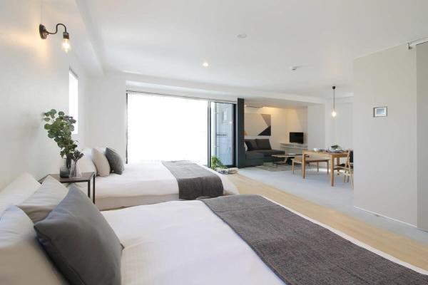 Na zdjęciu widoczny jest obiekt b hotel Heiwaodori 902 - Huge Apt in Famous Hiroshima dori for 6p położony w mieście Hiroszima.