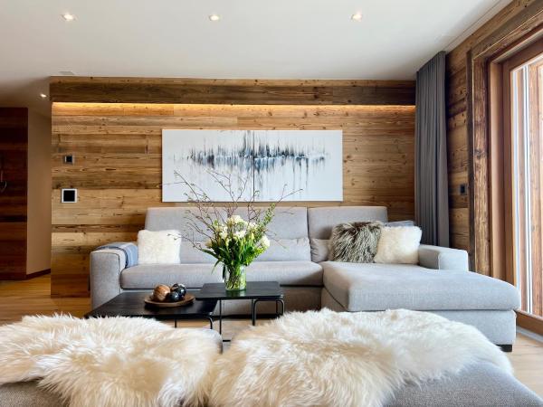 Na fotografii je vidět objekt Luxury chalet apartment 4 Valleys nacházející se ve městě Hérémence.