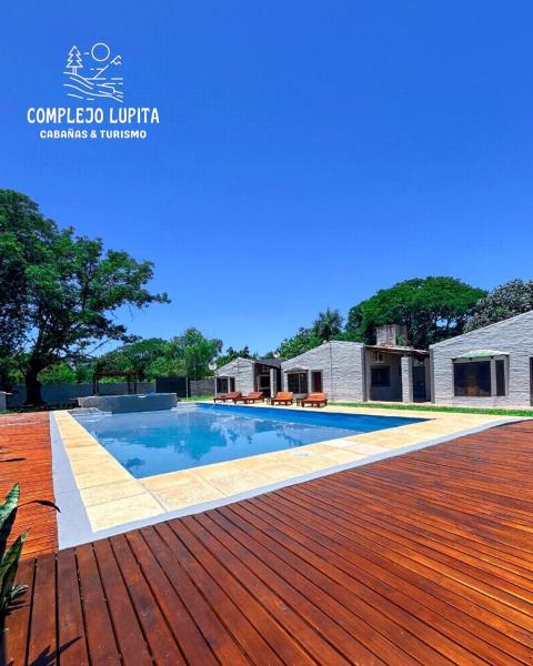 A la foto es mostra l'objecte casa-quinta cerca de corrientes y santa ana-Complejo Lupita situat a la ciutat de Corrientes.