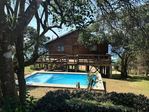 En la foto se muestra el objeto Casa da Praia ubicado en la ciudad de Mateus.
