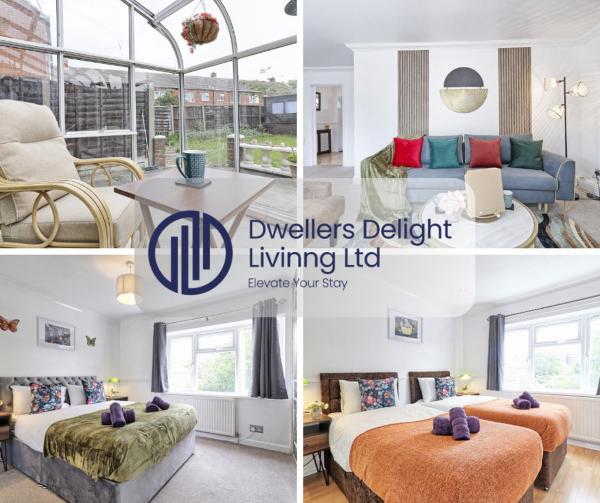 照片显示了位于Basildon市的Elegant 3 Bedroom House in Basildon - Essex Free Parking & Superfast Wifi, upto 6 Guests物件。