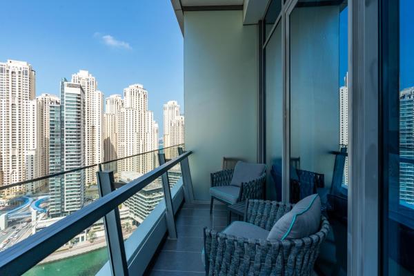 A la foto es mostra l'objecte Luxury Apartment in Dubai Marina w Stunning View situat a la ciutat de Dubai.