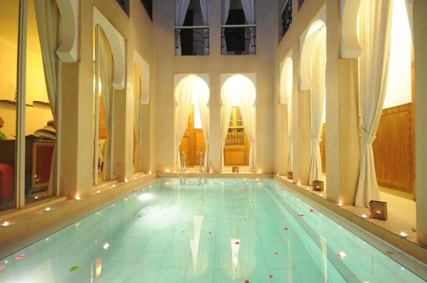 A la foto es mostra l'objecte Riad Nafis situat a la ciutat de Marràqueix.