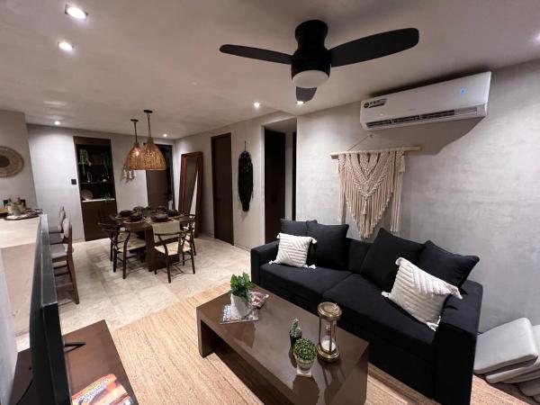 Na zdjęciu widoczny jest obiekt Villa Totalmente Equipada en Tulum położony w mieście Tulum.