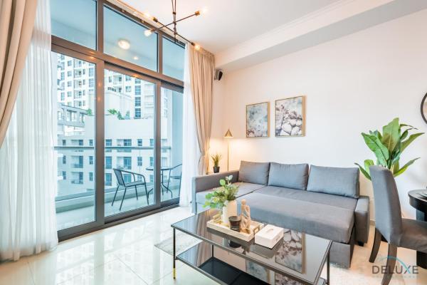 Na fotografii je vidět objekt Captivating 1BR at DEC Towers Dubai Marina by Deluxe Holiday Homes nacházející se ve městě Dubaj.
