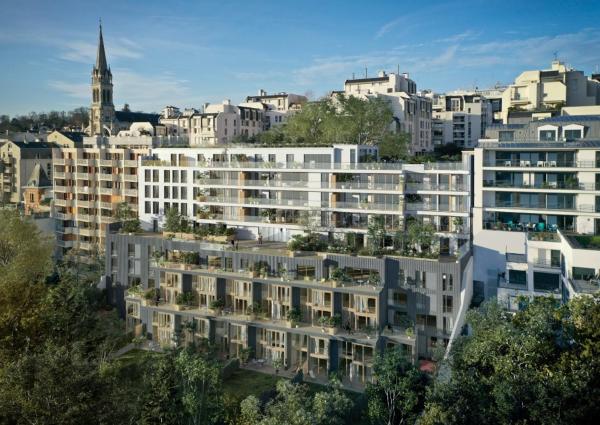 Na zdjęciu widoczny jest obiekt Saint Cloud Citea Access dayuse Room - 10 minutes La Defense 20 minutes Paris Parc Expo położony w mieście Saint-Cloud.