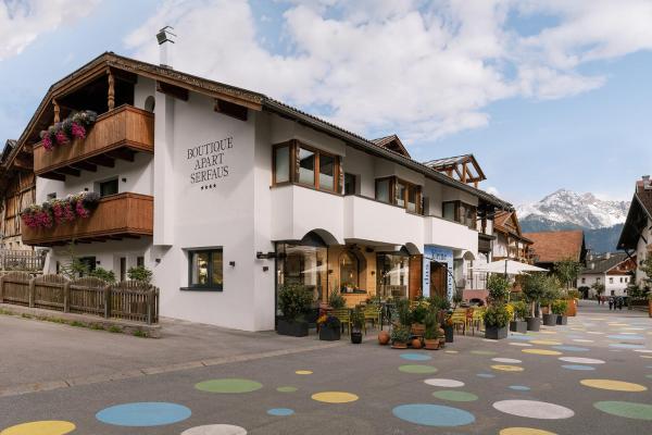 На фото показан объект Boutique Apart Serfaus, расположенный в городе Зерфаус.